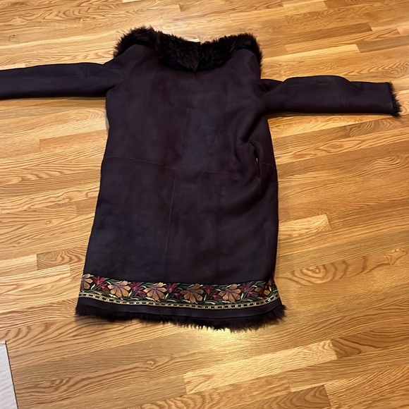 Free People x Nigel Preston Embroidered Shawl Coat Size Large NWT - Picture 13 of 16